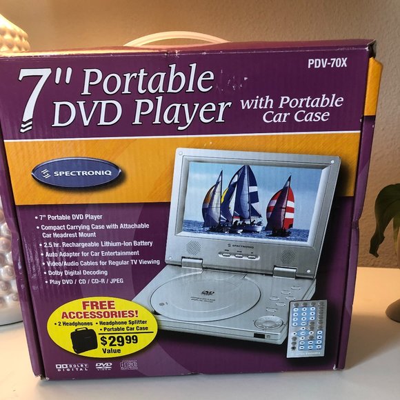 Spectroniq Portable Audio & Video Spectroniq Pdv7x 7 Portable Dvd